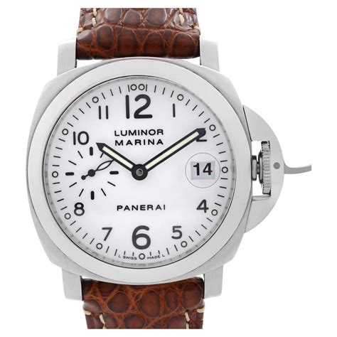 panerai luminor white face